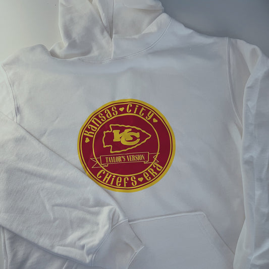 Actual Fan Made Merch - In My Kansas City Era - 87 Karma Jersey Hoodie - Los Angeles Apparel Hoodie