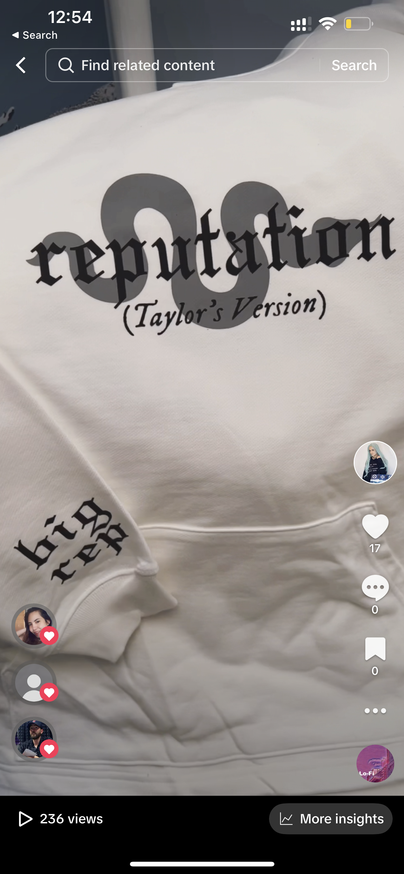 Rep (TV) White Hoodie -- LA Apparel -- (IN STOCK -- SHIPS IMMEDIATELY)