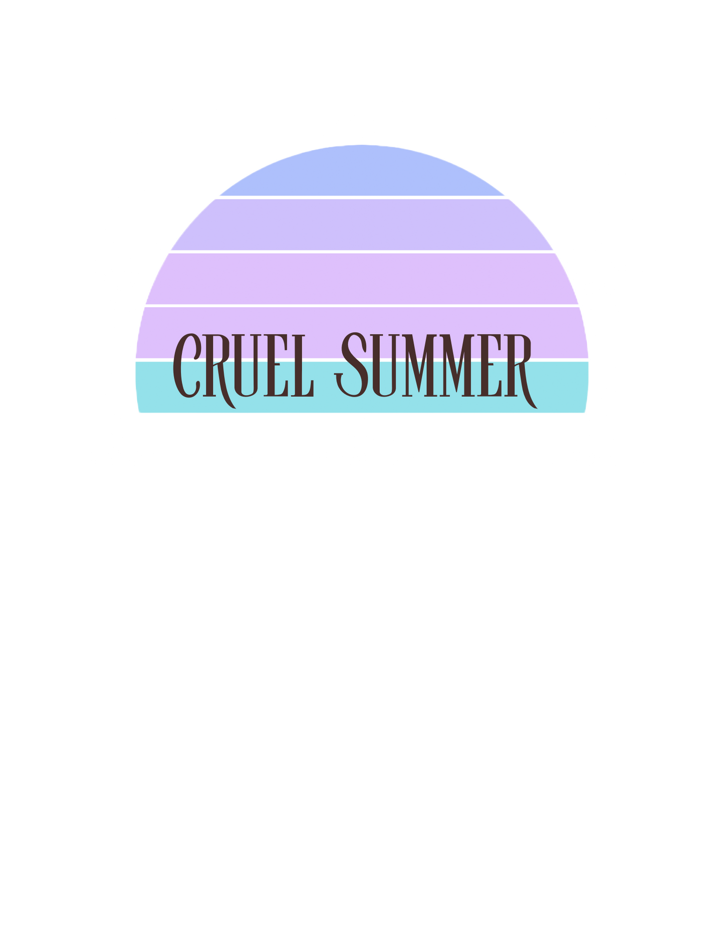 Actual Fan Made Merch: Retro Lover Colors Cruel Summer Men’s garment-dyed heavyweight t-shirt