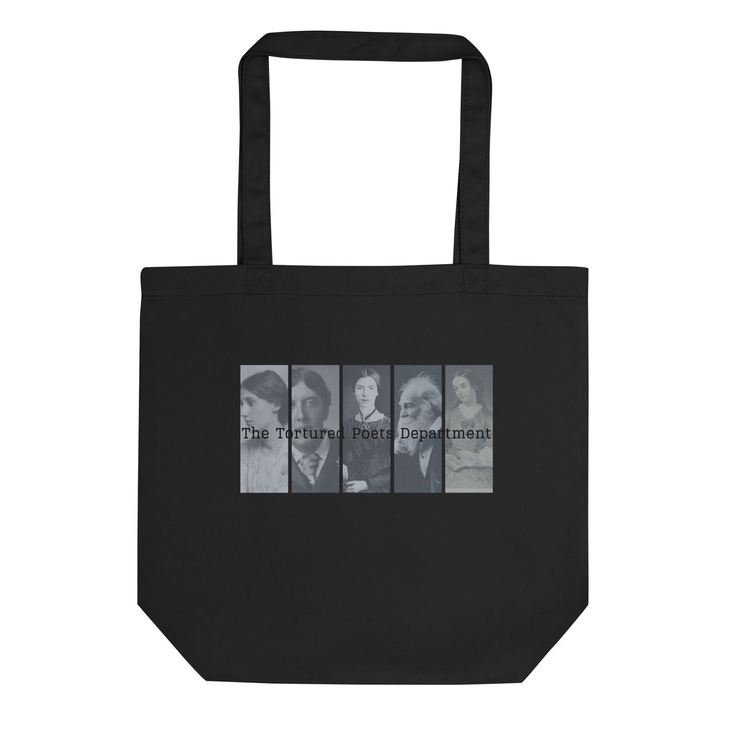 Tortured Poets Department Tote Bag Feat OG Tortured Poets: Virginia Woolf, Oscar Wilde, Emily Dickinson, Walt Whitman, & Margaret Fuller