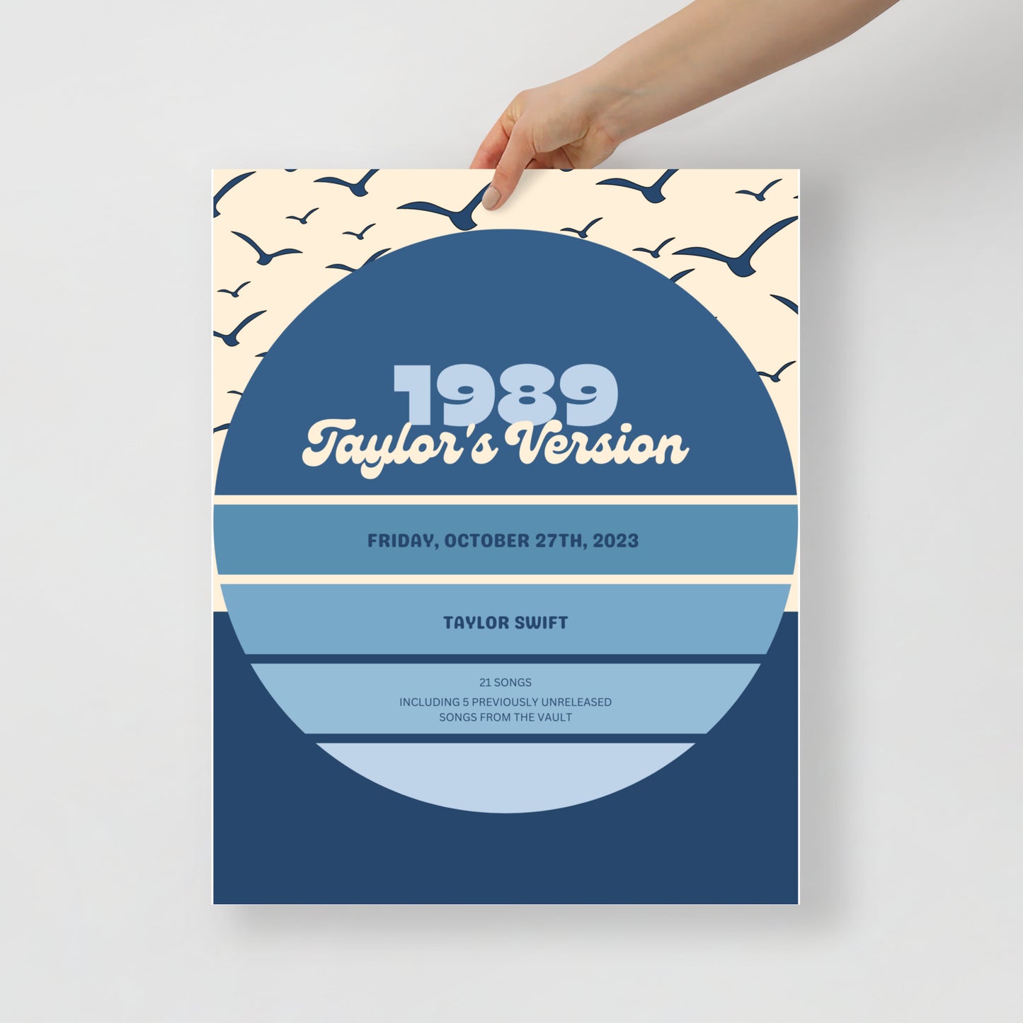 Actual Fan Made Merch: 1989 (Taylor's Version) 80s Retro Poster