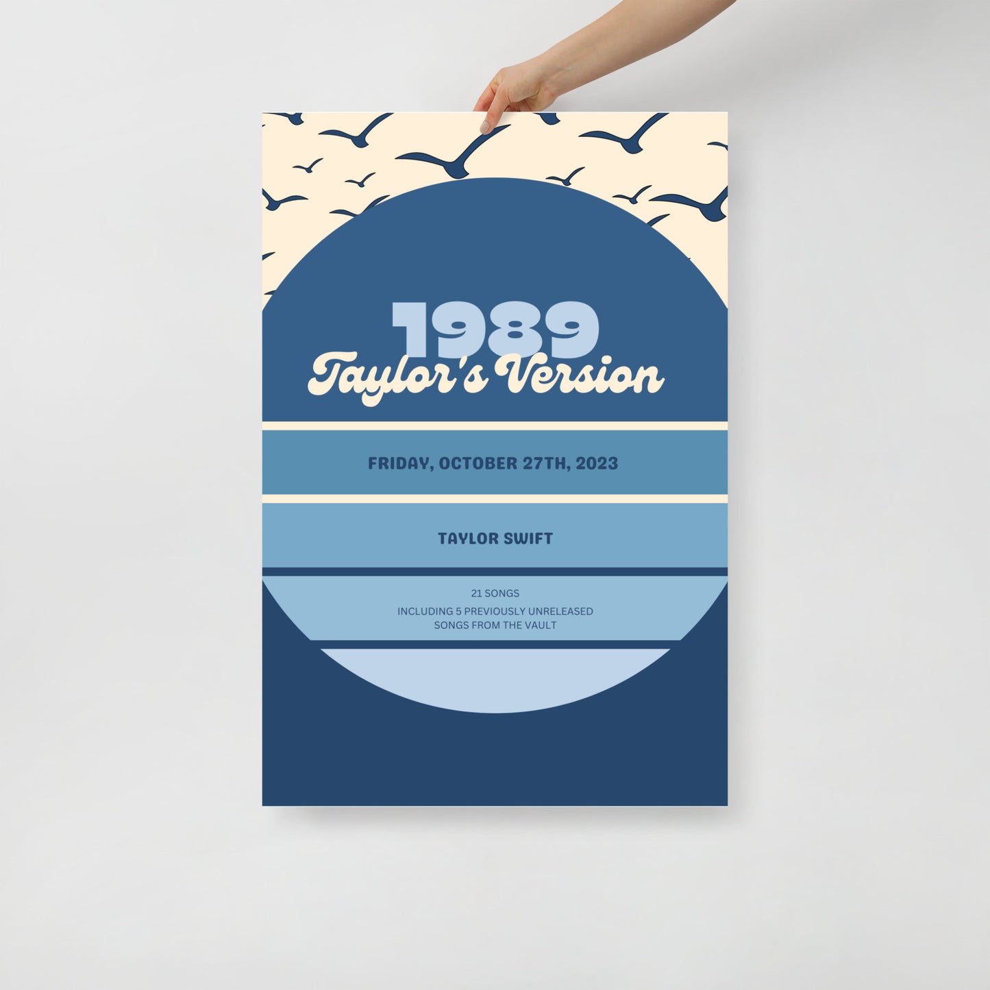 Actual Fan Made Merch: 1989 (Taylor's Version) 80s Retro Poster