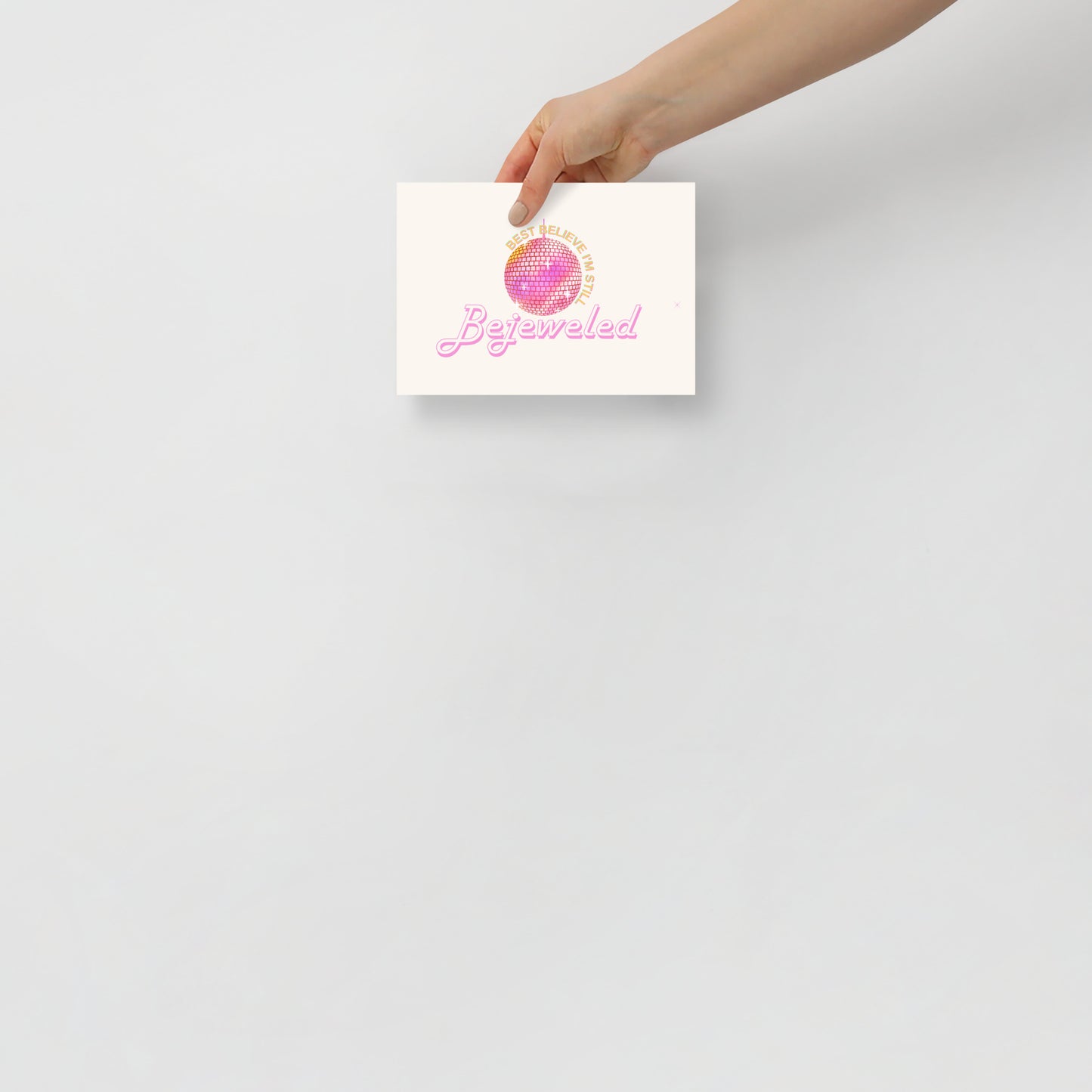 Actual Fan Made Merch: Lesbian Pride Colors Bejeweled Poster