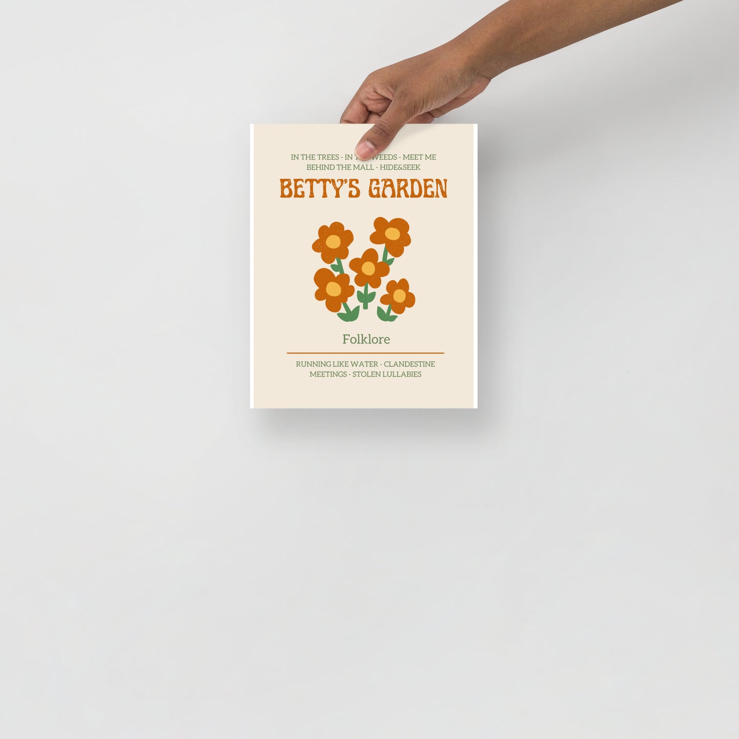 Actual Fan Made Merch: Betty's Garden Poster