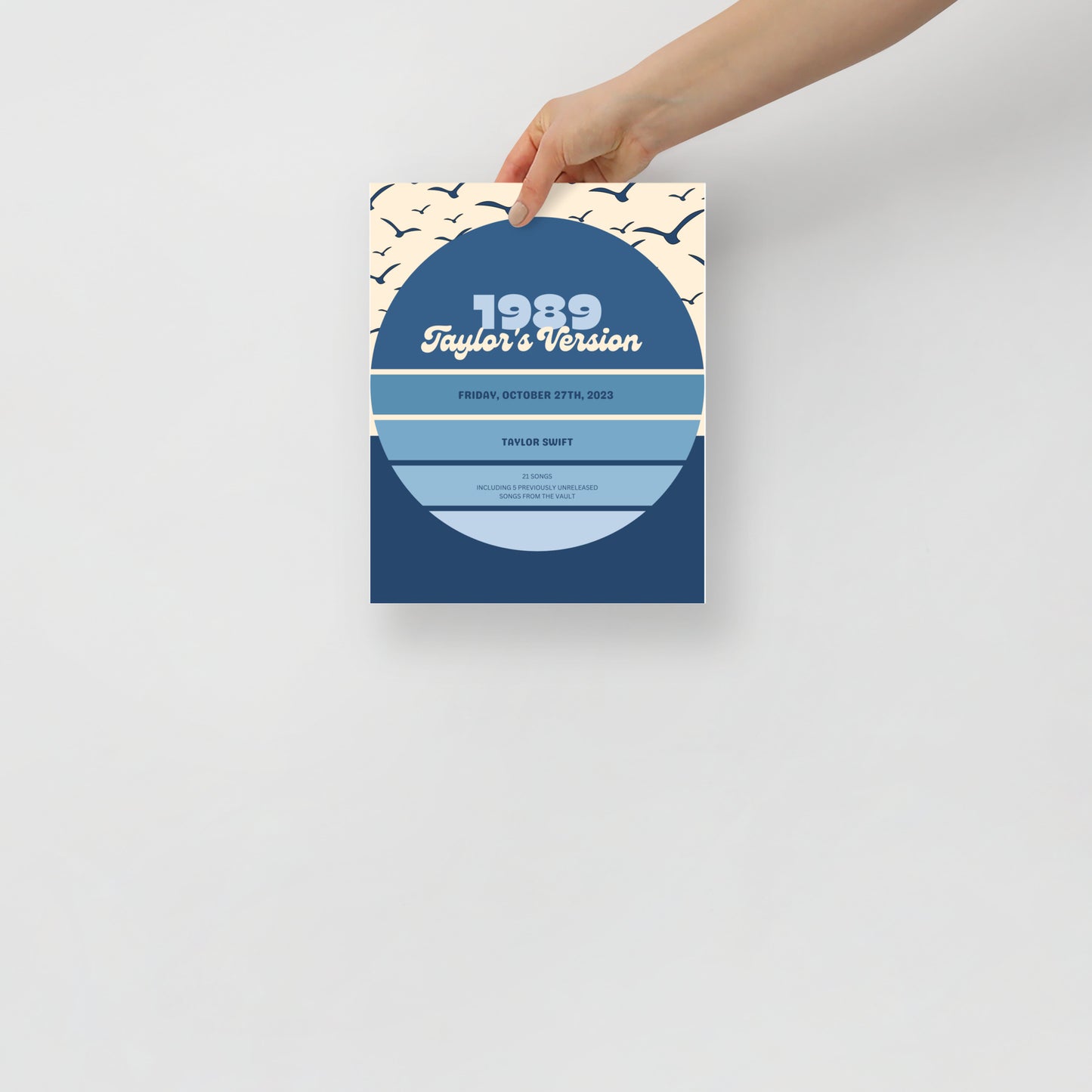 Actual Fan Made Merch: 1989 (Taylor's Version) 80s Retro Poster