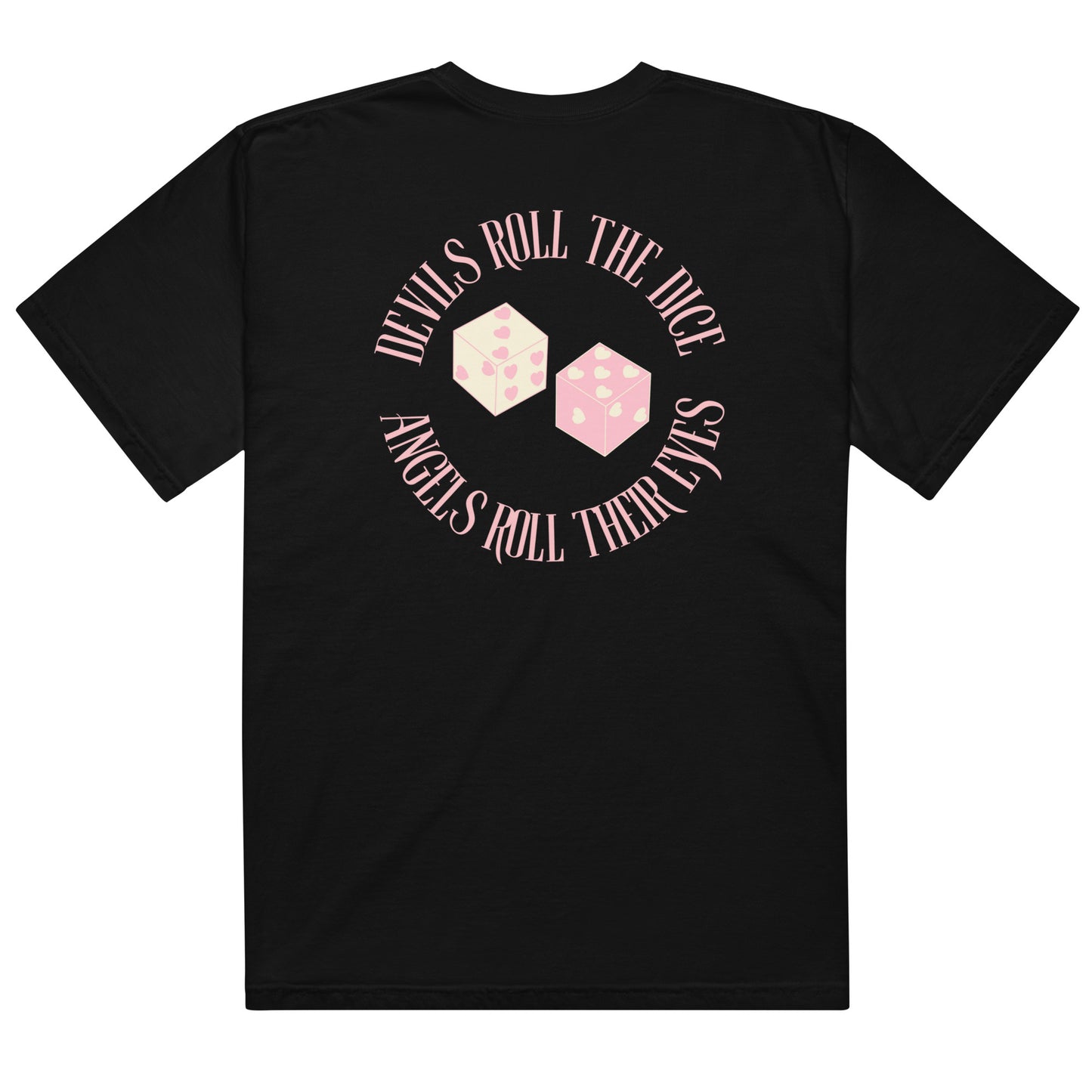 Actual Fan Made Merch: Devils Roll the Dice, Angels Roll their Eyes Cruel Summer Comfort Colors Men’s garment-dyed heavyweight t-shirt