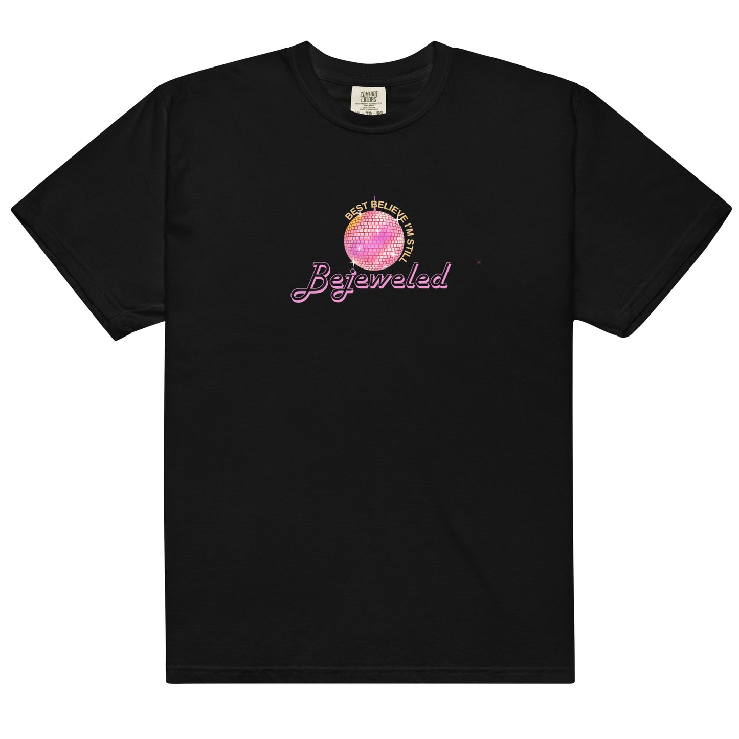 Actual Fan Made Merch: Lesbian Pride Colors Bejeweled Shirt Men’s garment-dyed heavyweight t-shirt