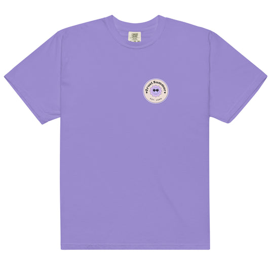 Actual Fan Made Merch: Purple Retro Sun Cruel Summer Men’s garment-dyed heavyweight t-shirt