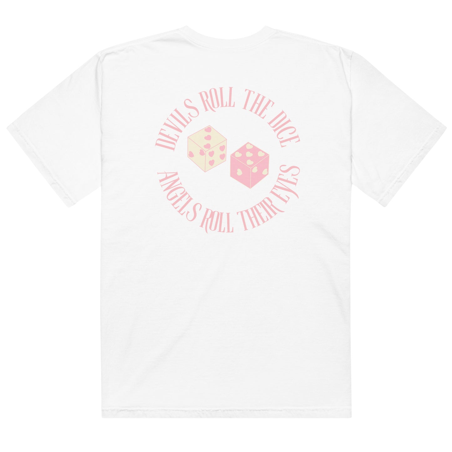Actual Fan Made Merch: Devils Roll the Dice, Angels Roll their Eyes Cruel Summer Comfort Colors Men’s garment-dyed heavyweight t-shirt
