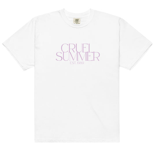 Actual Fan Made Merch: Cruel Summer 80s Art Print Comfort Colors Shirt Men’s garment-dyed heavyweight t-shirt