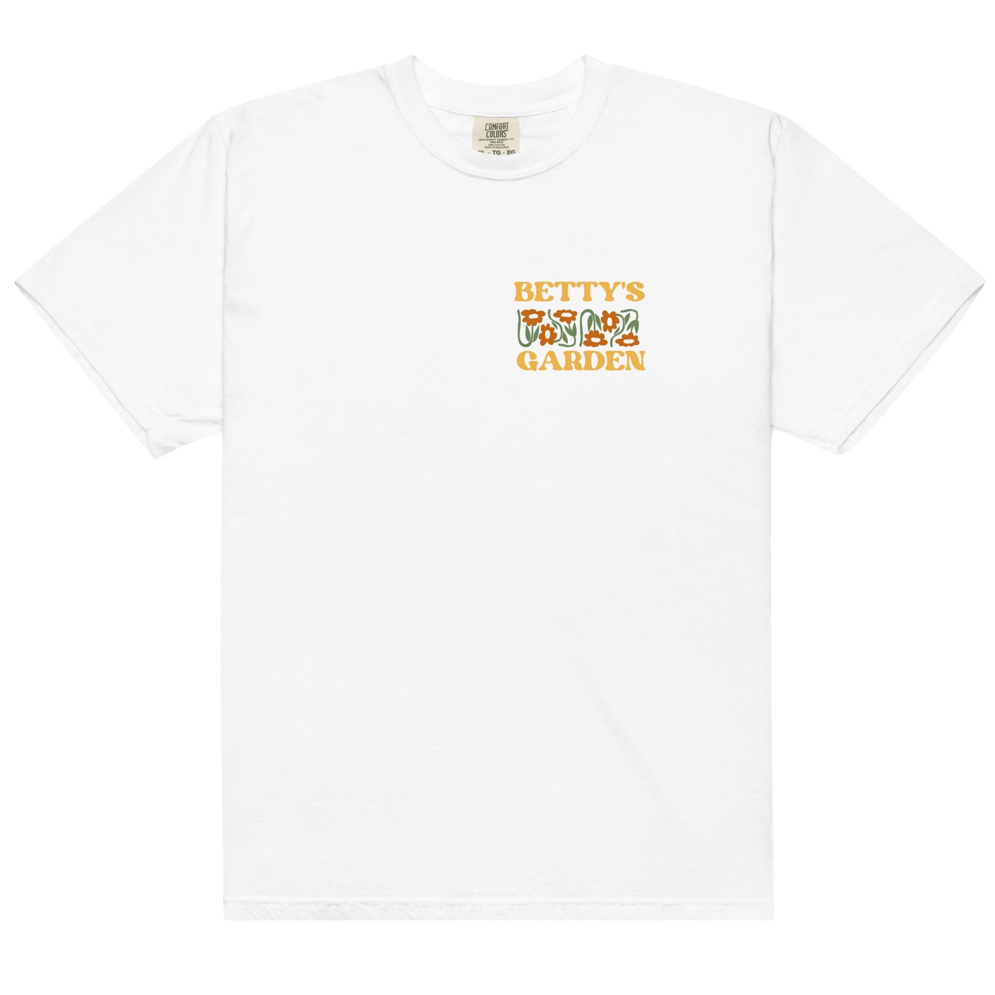 Actual Fan Made Merch: Betty's Garden Art Print Comfort Colors Shirt Men’s garment-dyed heavyweight t-shirt