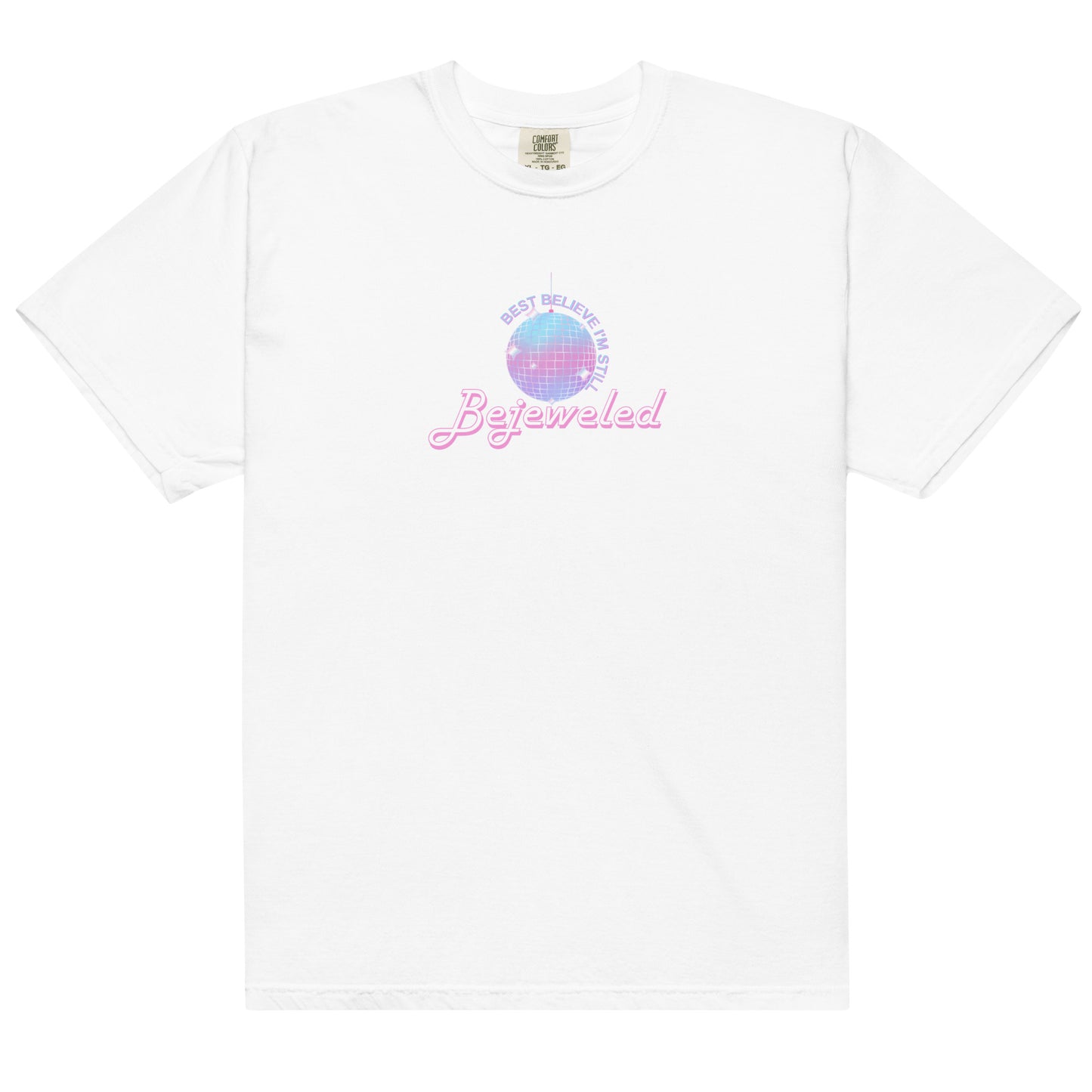Actual Fan Made Merch: Bisexual Pride Colors Bejeweled Shirt Men’s garment-dyed heavyweight t-shirt
