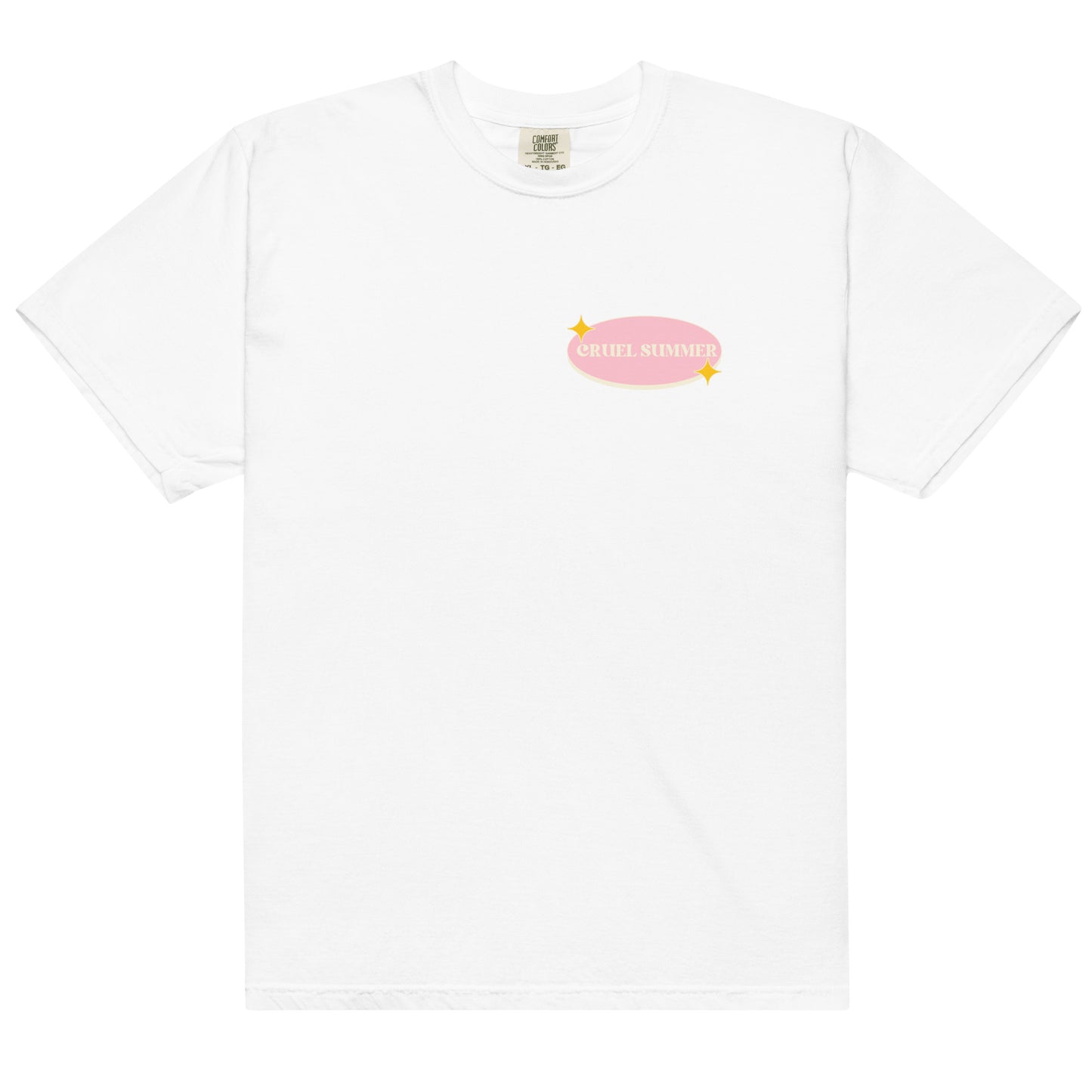 Actual Fan Made Merch: Devils Roll the Dice, Angels Roll their Eyes Cruel Summer Comfort Colors Men’s garment-dyed heavyweight t-shirt