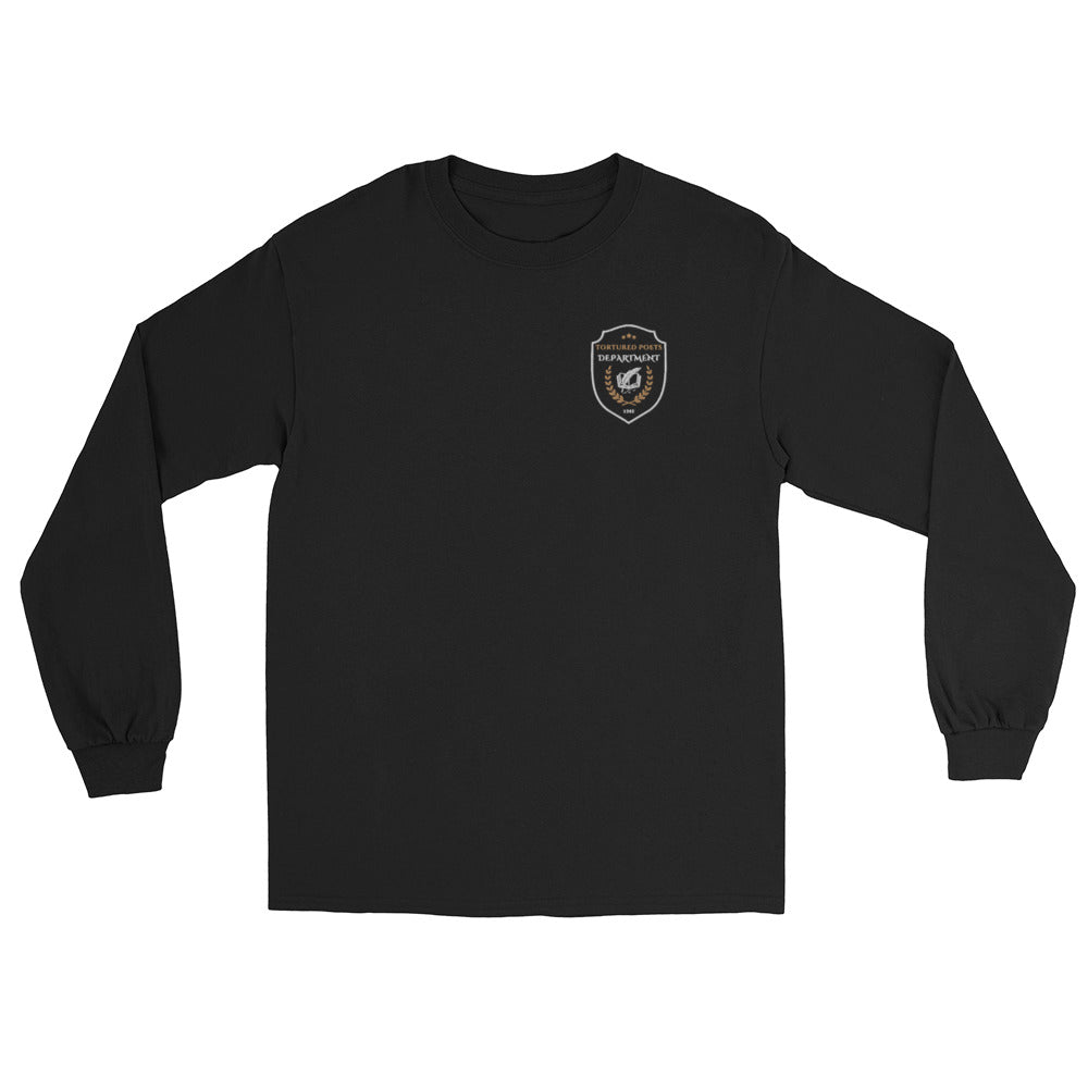 The Tortured Poets Department University Embroidered Logo Men’s Long Sleeve Shirt