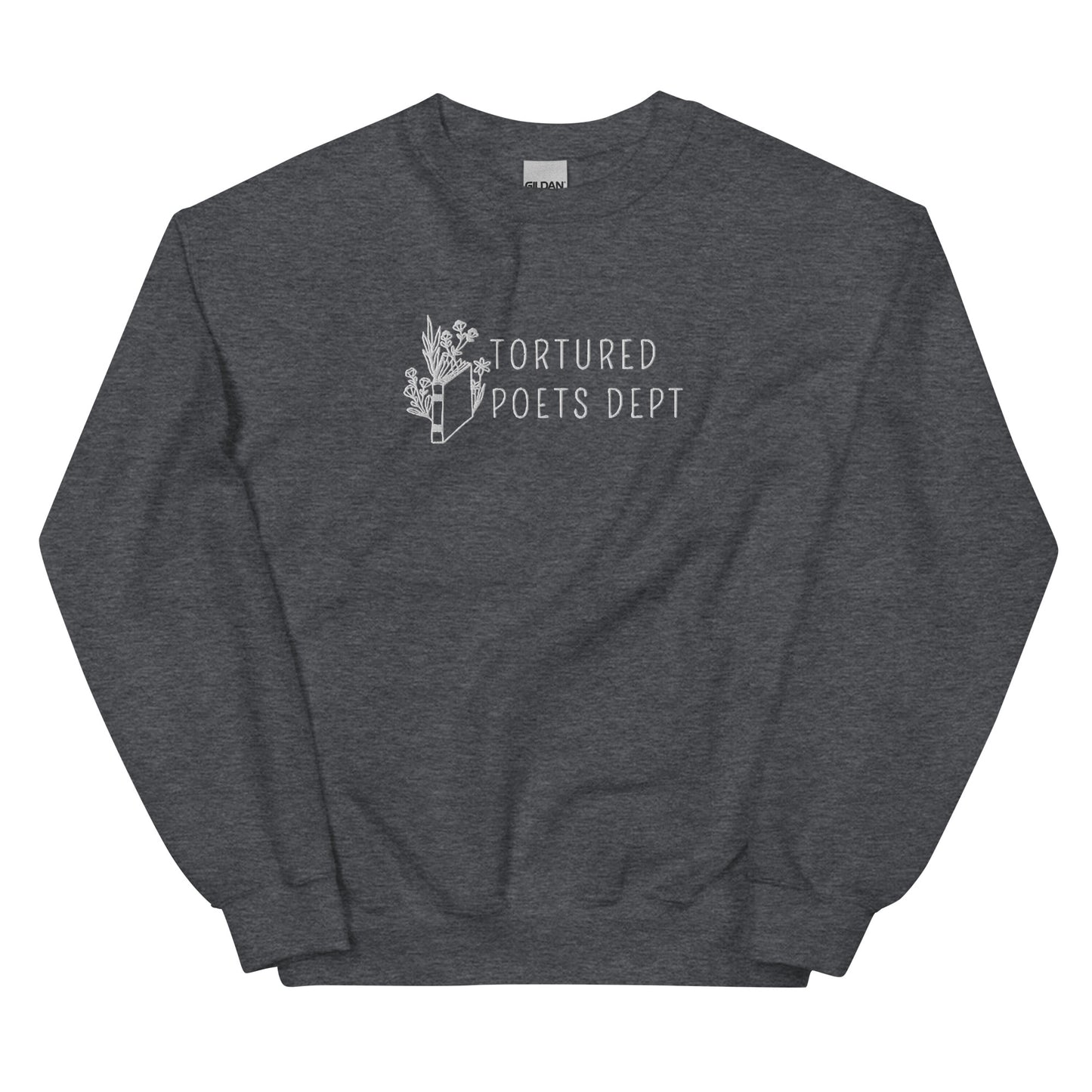 (Be)Jewel Toned | Embroidered Tortured Poets Department | Unisex Sweatshirt