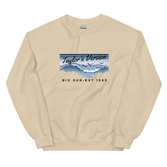 Actual Fan Made Merch: Lavender Haze Purple Edition -- 1989 Taylor's Version Big Sur Crewneck