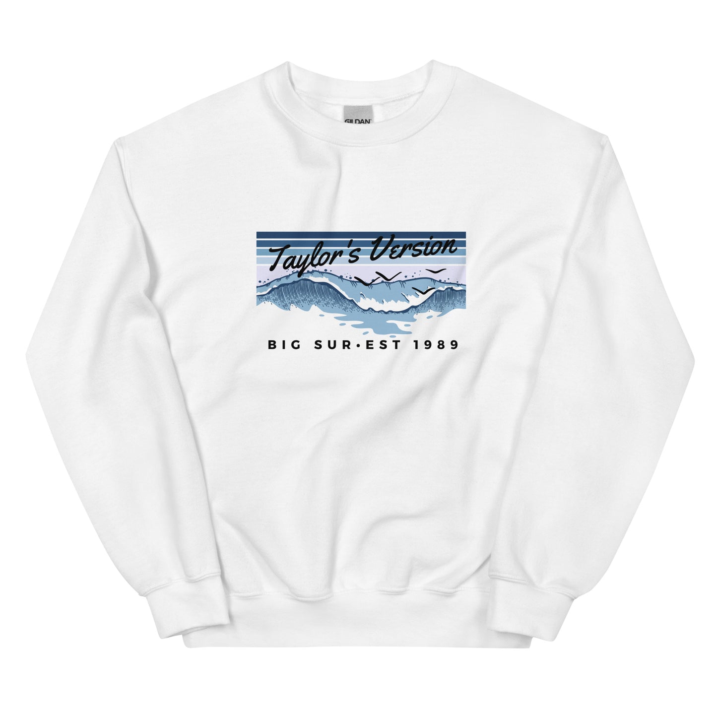 Actual Fan Made Merch: Lavender Haze Purple Edition -- 1989 Taylor's Version Big Sur Crewneck