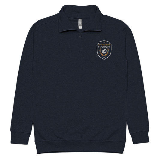 The Tortured Poets Department University Embroidered Logo Quarterzip Sweatshirt