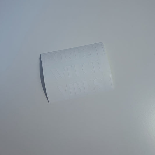 Forest Witch Vibes Vinyl Sticker