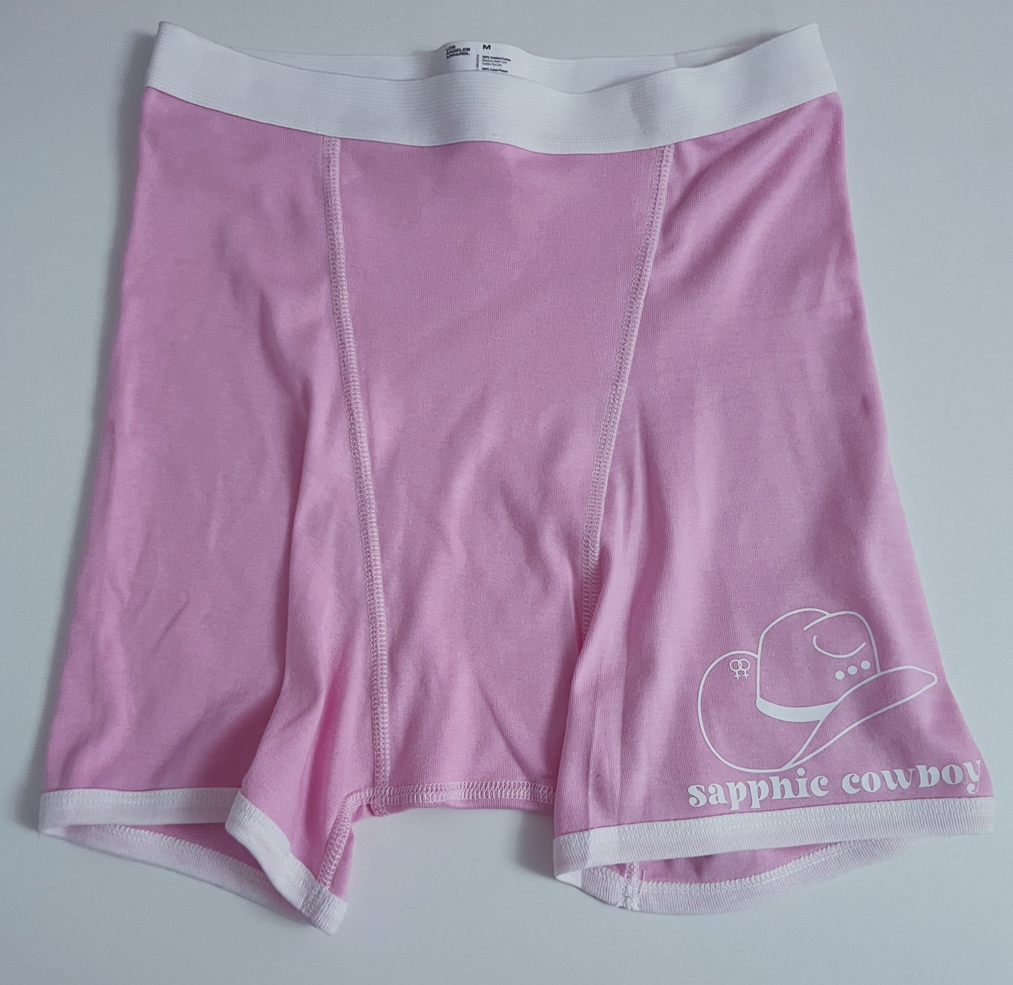 Sapphic Cowboy x LA Apparel Boxer Briefs, Woxer or TomboyX Dupe, Pride Month lesbian, WLW, bisexual pride, unisex clothing