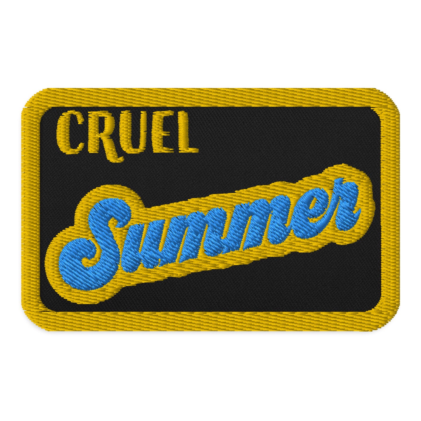 Actual Fan Made Merch: Cruel Summer Retro Embroidered patches
