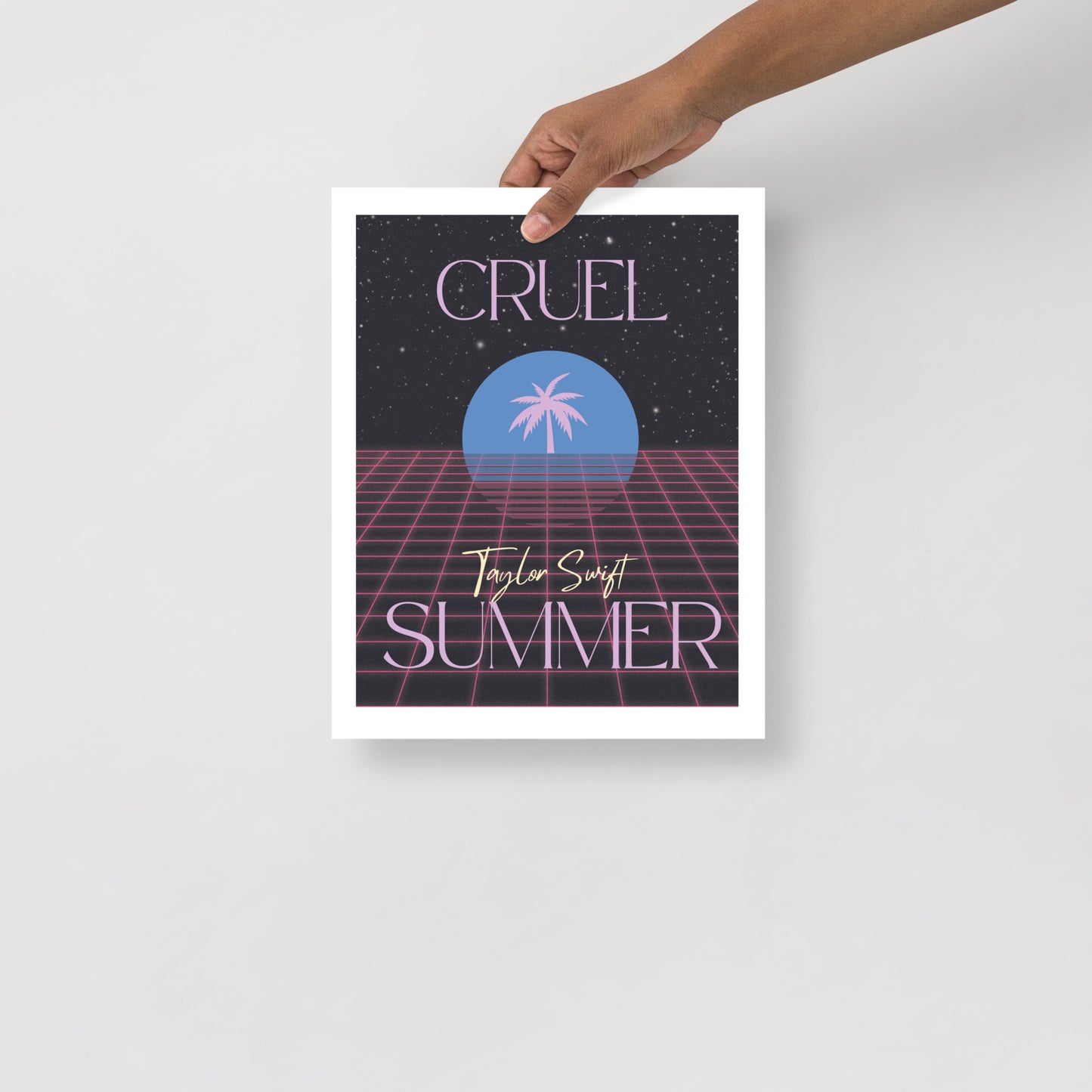 Actual Fan Made Merch: 80s Cruel Summer Poster
