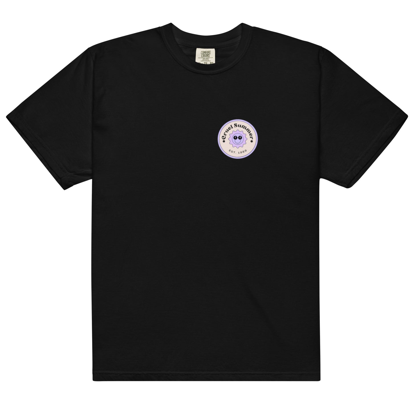Actual Fan Made Merch: Purple Retro Sun Cruel Summer Men’s garment-dyed heavyweight t-shirt