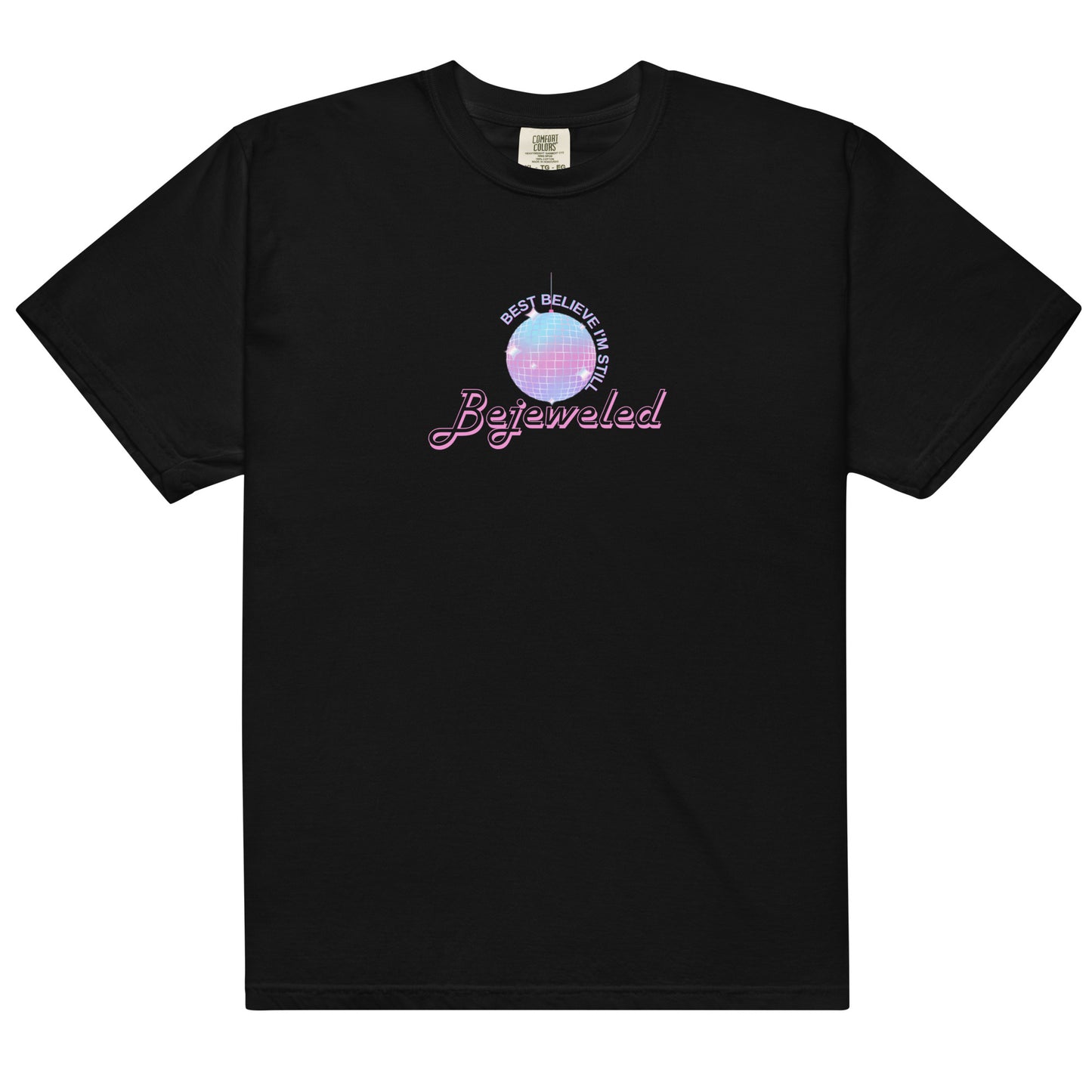 Actual Fan Made Merch: Bisexual Pride Colors Bejeweled Shirt Men’s garment-dyed heavyweight t-shirt
