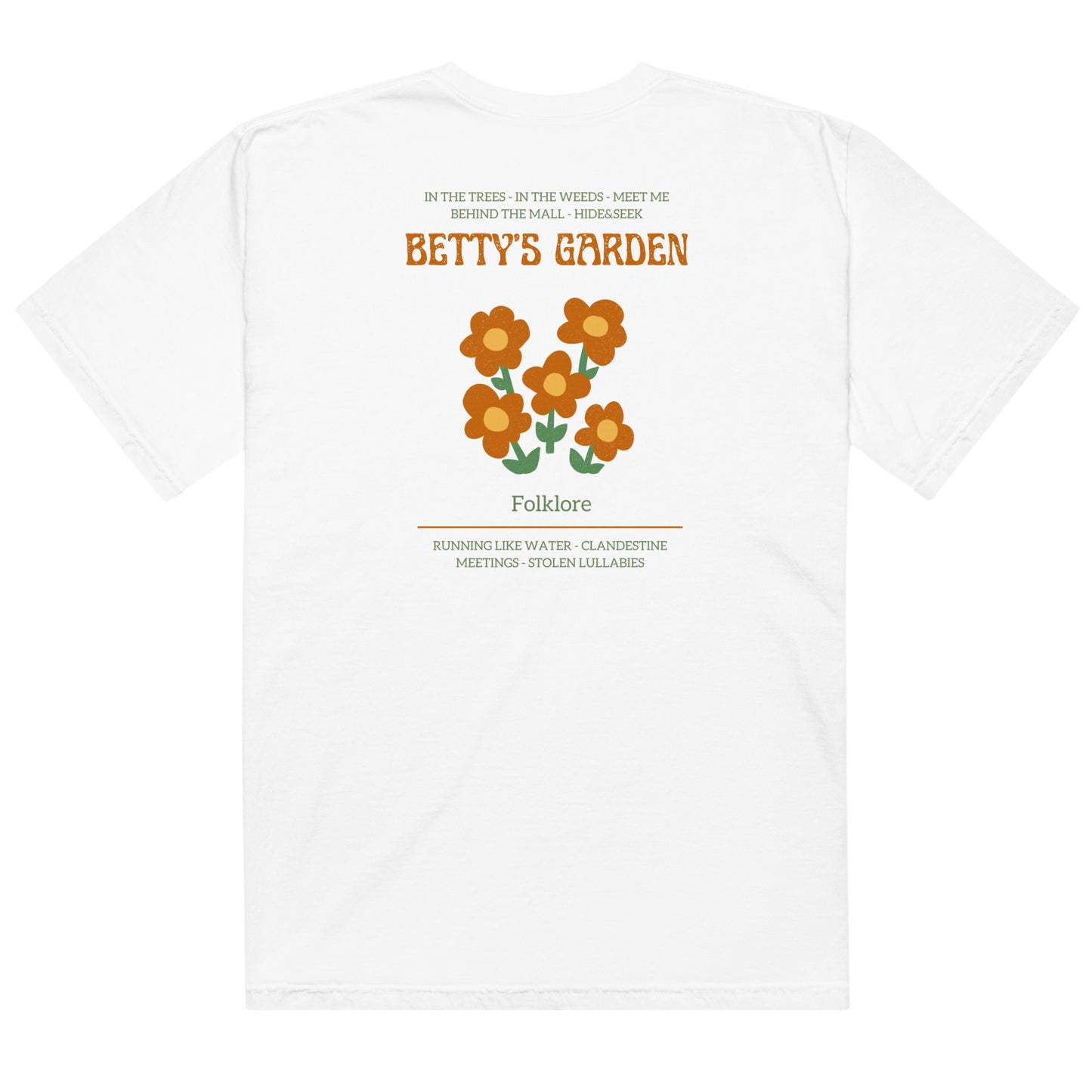 Actual Fan Made Merch: Betty's Garden Art Print Comfort Colors Shirt Men’s garment-dyed heavyweight t-shirt
