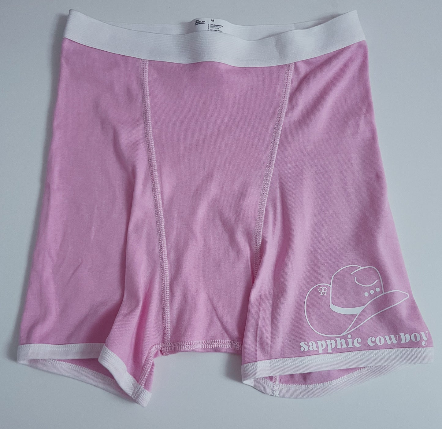 PRIDE 2022 Sapphic Cowboy Boxer Briefs, Woxer or TomboyX Dupe, Pride Month lesbian, WLW, bisexual pride, unisex clothing