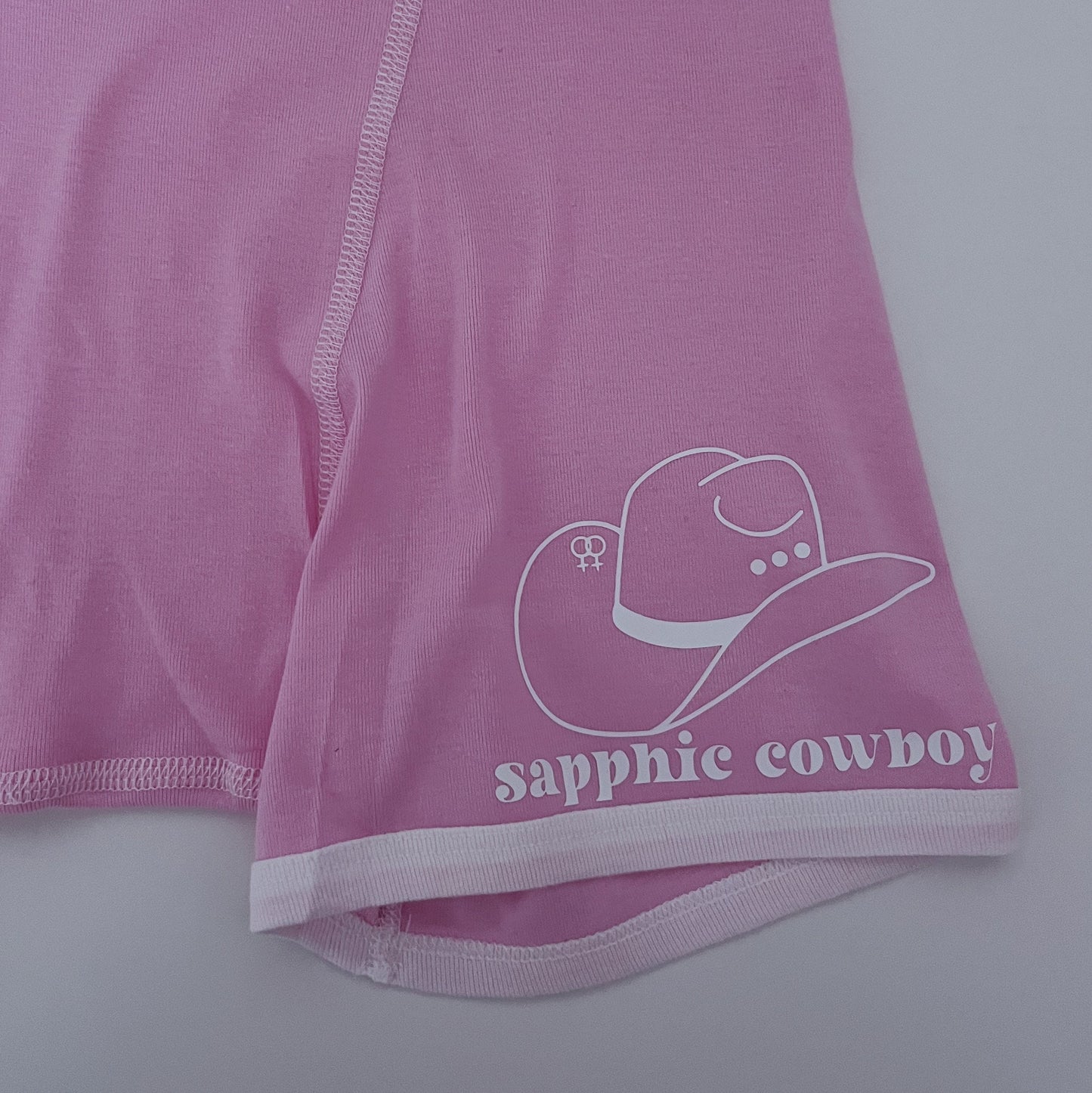 PRIDE 2022 Sapphic Cowboy Boxer Briefs, Woxer or TomboyX Dupe, Pride Month lesbian, WLW, bisexual pride, unisex clothing