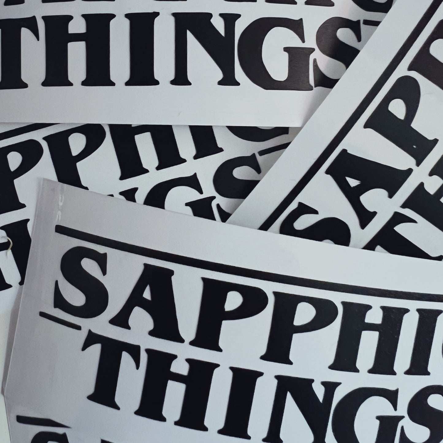 Sapphic Things Sticker